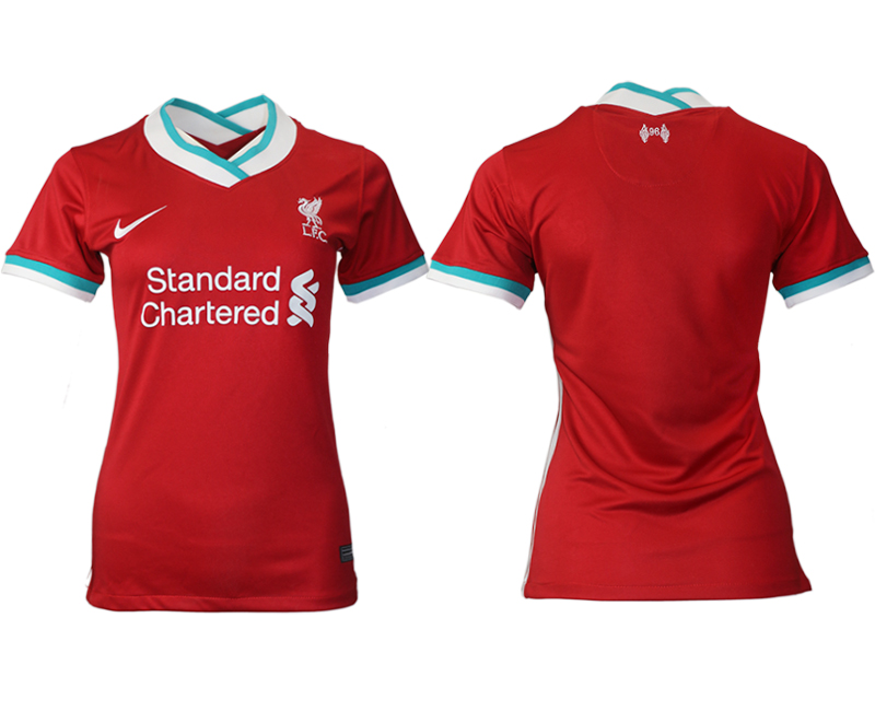 Women 2020-2021 Liverpool home aaa version blank red Soccer Jerseys